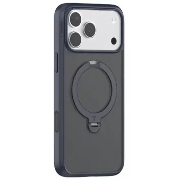 Torras Ostand Spin Series telefona maciņš iPhone 17 Pro, tumši zils