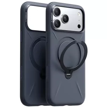 Telefona maciņš Torras Spin Softune Series iPhone 17 Pro, tumši zils, mīksts aizsargvāciņš
