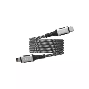 Magnētiskais USB Type C-Lightning kabelis Havit CB6298