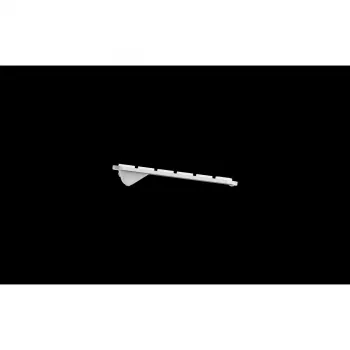 Tastatūras un peles komplekts RAPOO 9310M — pilna izmēra bezvadu tastatūra (RF + Bluetooth), balta, ietver peli