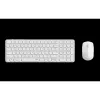 Tastatūras un peles komplekts RAPOO 9310M — pilna izmēra bezvadu tastatūra (RF + Bluetooth), balta, ietver peli