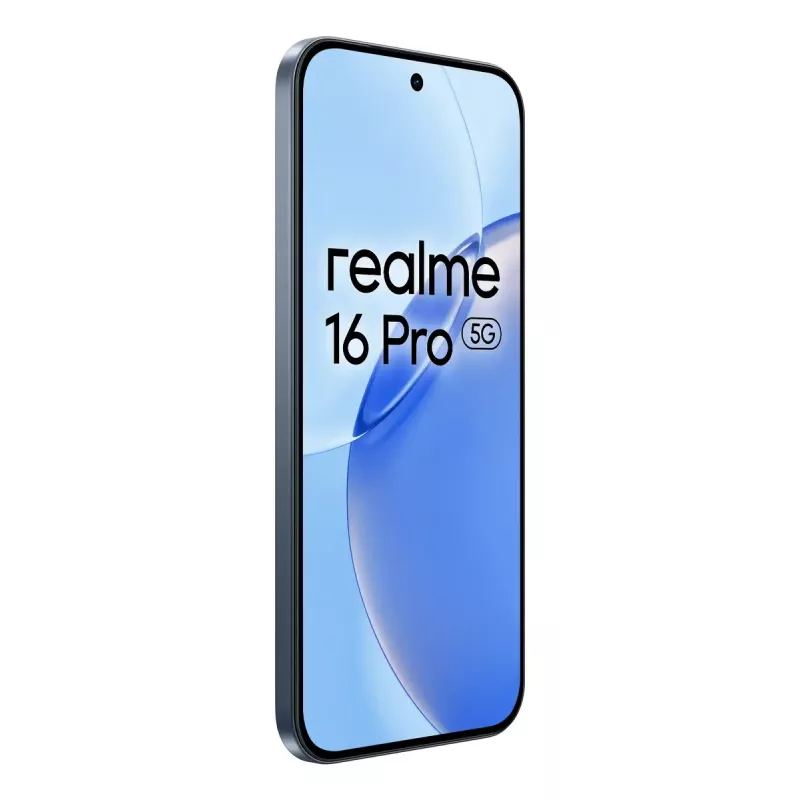 Viedtālrunis REALME 16 PRO — 6,8 collas (17,3 cm) 5G, MediaTek Dimensity, 8 GB RAM, 256 GB, 200 MP dubultā kamera, 6500 mAh, Pelēks