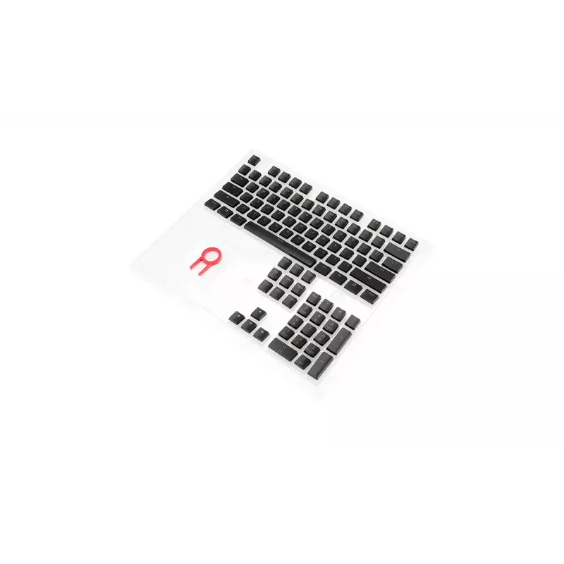 Mehānisko taustiņu vāciņu komplekts REDRAGON A130 PBT Doubleshot — melns