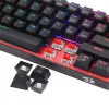 Klaviatūra REDRAGON FIZZ PRO K616-RGB B Spēļu USB RF Bezvadu Bluetooth QWERTY Melna Sarkana