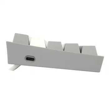 Mehāniskā tastatūra REDRAGON K617-RGB Fizz vadu USB pelēka balta