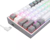 Mehāniskā tastatūra REDRAGON K617-RGB Fizz vadu USB pelēka balta
