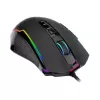 Spēļu pele REDRAGON M910-K Ranger — vadu USB Type-C, melna, 0.1304 kg