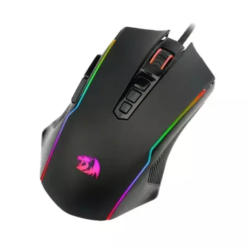Spēļu pele REDRAGON M910-K Ranger — vadu USB Type-C, melna, 0.1304 kg