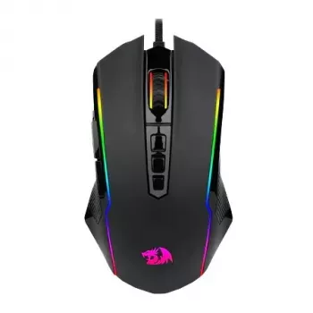 Spēļu pele REDRAGON M910-K Ranger — vadu USB Type-C, melna, 0.1304 kg