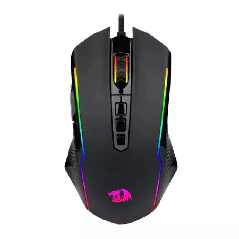 Spēļu pele REDRAGON M910-K Ranger — vadu USB Type-C, melna, 0.1304 kg