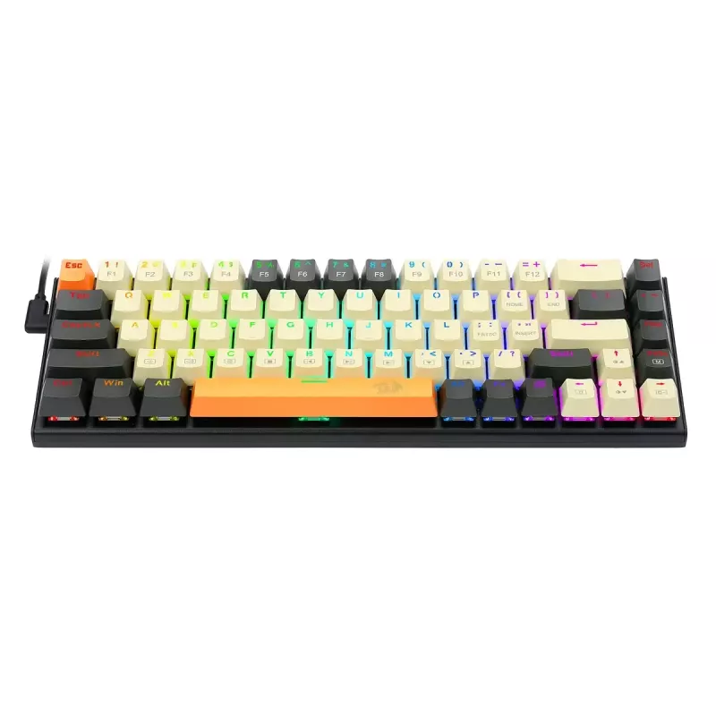 Tastatūra REDRAGON K633CGO-RGB Ryze Mechanical Wired USB Melns balta