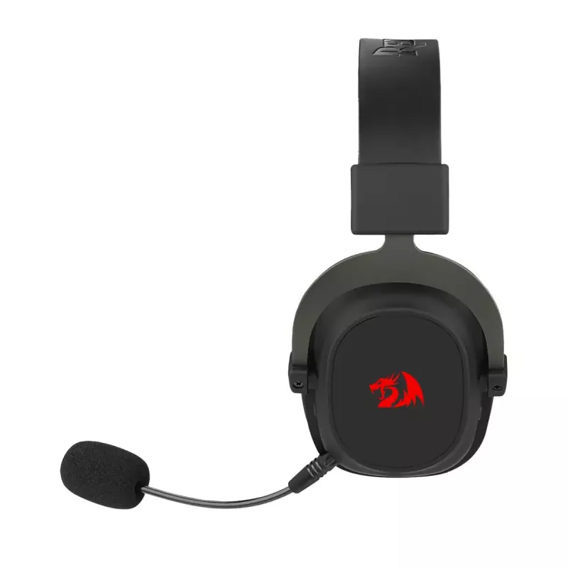 Vadu Bluetooth pārliekamas austiņas REDRAGON H510 Zeus Pro RGB — 20–20000 Hz, 1,8 m kabelis, Melns