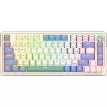Mehāniskā tastatūra REDRAGON K673CPG-RGB-PRO — RGB apgaismota kompakta konstrukcija, vadu, mehāniskie slēdži