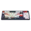 Mehāniskā tastatūra REDRAGON K686AK-RGB-PRO — RF bezvadu + USB, tumši zila balta, 1,5 m kabelis