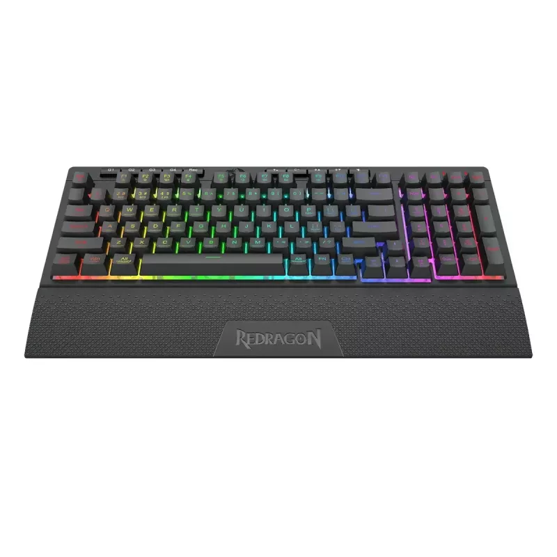 REDRAGON K515-RGB SHIVA 98 USB melnā membrānas vadu tastatūra