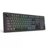 Klaviatūra REDRAGON K518-RGB-GB Crux vadu USB melna membrāna