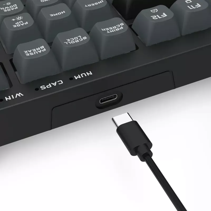 Klaviatūra REDRAGON K518-RGB-GB Crux vadu USB melna membrāna