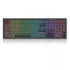 Klaviatūra REDRAGON K518-RGB-GB Crux vadu USB melna membrāna