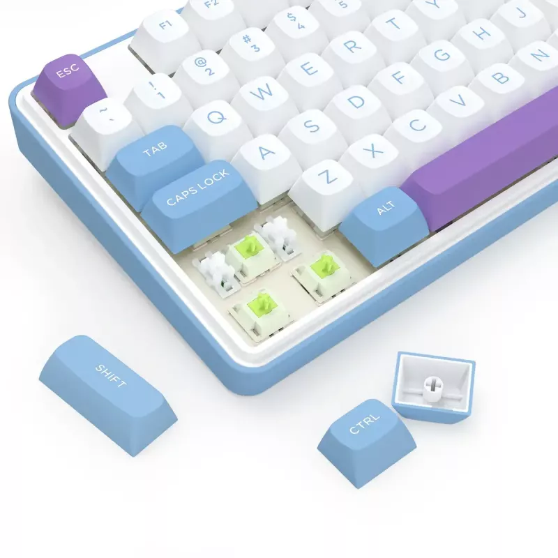 Mehāniskā tastatūra REDRAGON K707WBP-RGB-PRO Vadu USB Zila Balta
