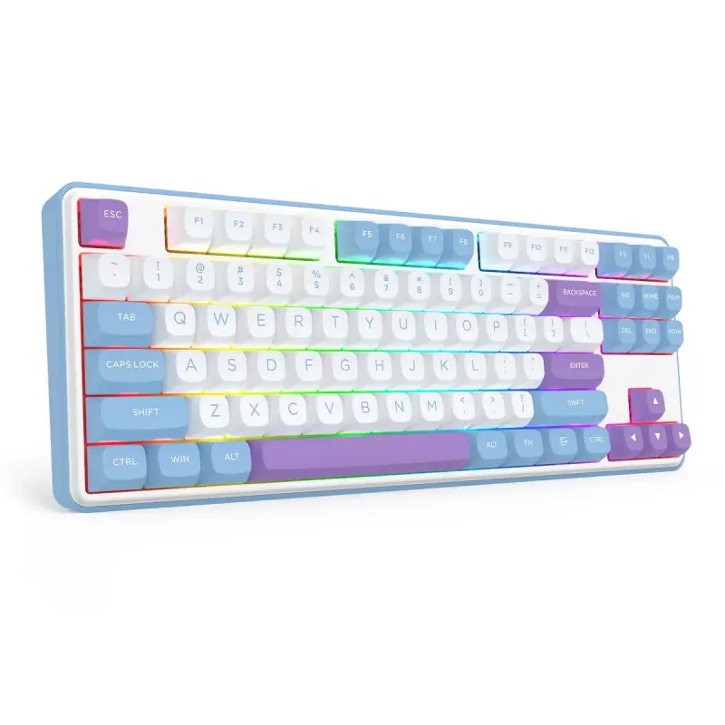 Mehāniskā tastatūra REDRAGON K707WBP-RGB-PRO Vadu USB Zila Balta