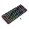 REDRAGON K516RGB-PRO SHIVA PRO 87 tastatūra USB RF bezvadu Bluetooth melna