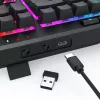 REDRAGON K516RGB-PRO SHIVA PRO 87 tastatūra USB RF bezvadu Bluetooth melna