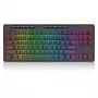 REDRAGON K516RGB-PRO SHIVA PRO 87 tastatūra USB RF bezvadu Bluetooth melna