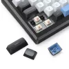Klaviatūra REDRAGON K732WLB-RGB-PRO URANUS PRO — 65% mehāniskā, USB + RF bezvadu + Bluetooth, QWERTY, angļu izkārtojumi, 1,5 m kabelis, melna/balta