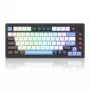 Klaviatūra REDRAGON K732WLB-RGB-PRO URANUS PRO — 65% mehāniskā, USB + RF bezvadu + Bluetooth, QWERTY, angļu izkārtojumi, 1,5 m kabelis, melna/balta