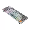 Mehāniskā tastatūra REDRAGON K652GG-RGB-PRO vadu bezvadu Bluetooth pelēka