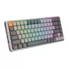 Mehāniskā tastatūra REDRAGON K652GG-RGB-PRO vadu bezvadu Bluetooth pelēka