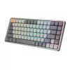 Mehāniskā tastatūra REDRAGON K652GG-RGB-PRO vadu bezvadu Bluetooth pelēka