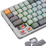 Mehāniskā tastatūra REDRAGON K652GG-RGB-PRO vadu bezvadu Bluetooth pelēka
