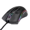 Vadu spēļu pele REDRAGON M808-RGB Storm — USB Type-C, melna, 85 g