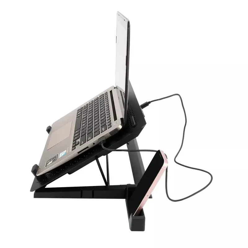 Portatīvā datora dzesēšanas paliktnis REDRAGON GCP500 Ivy Ergonomic Design 5 Fans