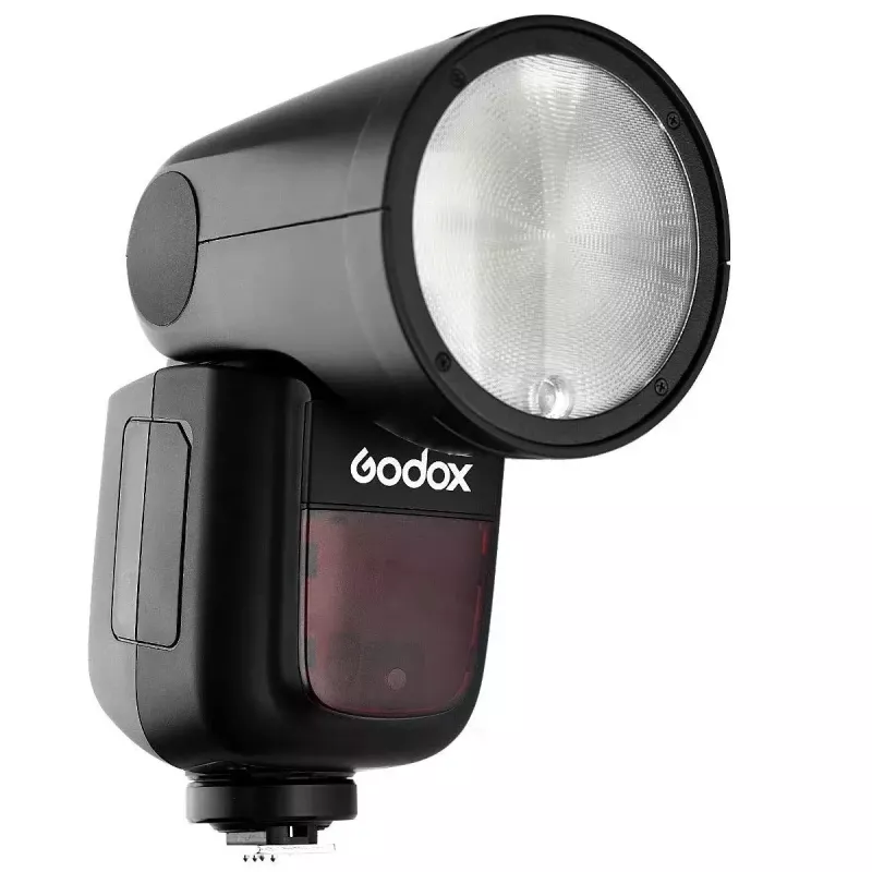 Kompakta zibspuldze Godox V1-C melna, uzlādes laiks 1,5 s, 420 g