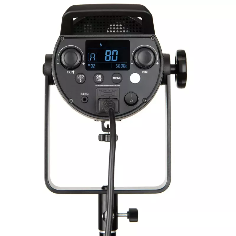 Godox FV200 foto studijas zibspuldzes iekārta 1/8000 s Melna