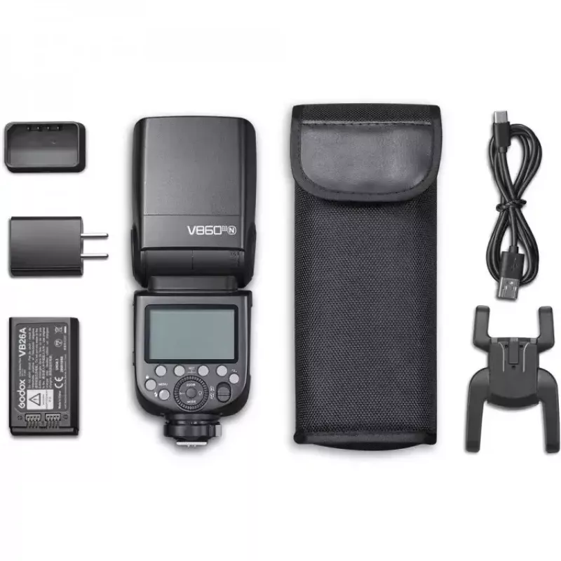 Slave flash Godox Ving V860III melns 1.5s uzlādes laiks 530g