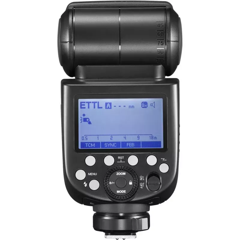 Kamerzibspuldze Godox TT685 II Melna 20000 s uzlādes laiks AA baterija