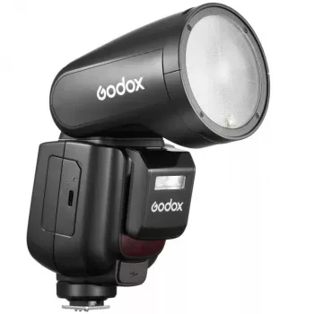 Kameras zibspuldze Godox V1Pro Melna 1,5 s uzlādes laiks