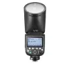 Videokameras zibspuldze Godox V1Pro melna ar 1,5 s uzlādes laiku