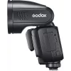 Flash Godox V100-F Fujifilm — pārnēsājama uz kameras litija jonu zibspuldze