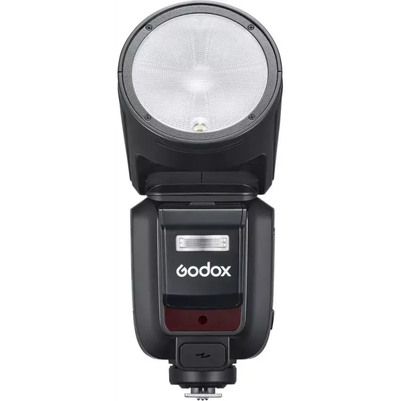 Flash Godox V100-F Fujifilm — pārnēsājama uz kameras litija jonu zibspuldze