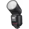 Flash Godox V100-F Fujifilm — pārnēsājama uz kameras litija jonu zibspuldze
