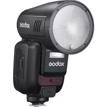Flash Godox V100-F Fujifilm — pārnēsājama uz kameras litija jonu zibspuldze