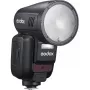 Flash Godox V100-F Fujifilm — pārnēsājama uz kameras litija jonu zibspuldze