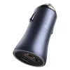 Automašīnas lādētājs Baseus TZCCJD-0G 40W tumši pelēks — USB transportlīdzekļa strāvas adapteris, 40W izeja