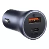 Automašīnas lādētājs Baseus TZCCJD-0G 40W tumši pelēks — USB transportlīdzekļa strāvas adapteris, 40W izeja