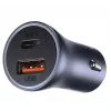 Automašīnas lādētājs Baseus TZCCJD-0G 40W tumši pelēks — USB transportlīdzekļa strāvas adapteris, 40W izeja