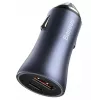 Automašīnas lādētājs Baseus TZCCJD-0G 40W tumši pelēks — USB transportlīdzekļa strāvas adapteris, 40W izeja